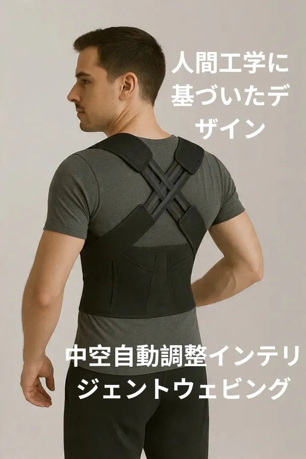 🔥ブラックフライデーオファー🔥 調整可能な姿勢矯正ベルト – 50個限定、原価で販売！